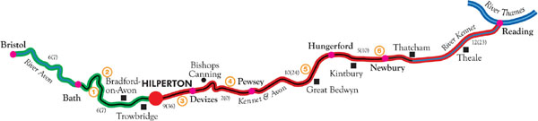 Hilperton Cruising Map