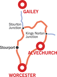 The Stourport Ring cruising map The Stourport Ring cruising map